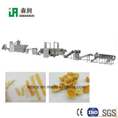 Fried Fryum Pellets Papad Snacks Food Making Extruder Machine