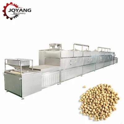 Fully Automatic Soy Beans Grain Microwave Curing Baking Machine