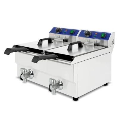 20L Commercial Electric Countertop Deep Fryer for Fried Chicken