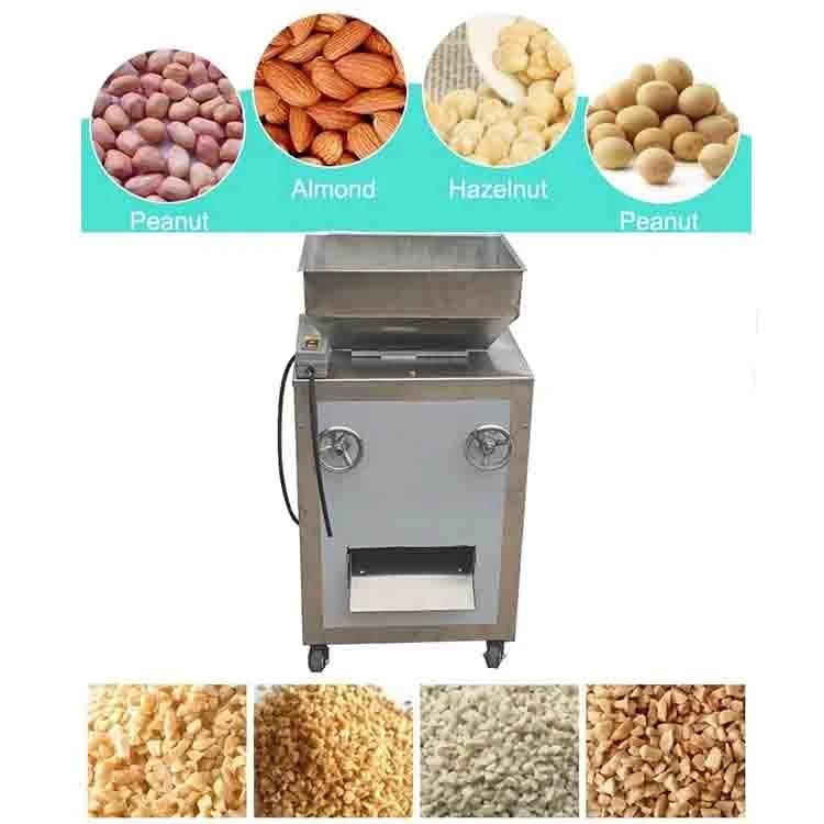 Macadamia Dicing Walnut Crusher Pistachio Crushing Almond Cutter Peanut Cutting Bean Chopping Machine Industrial Nut Chopper