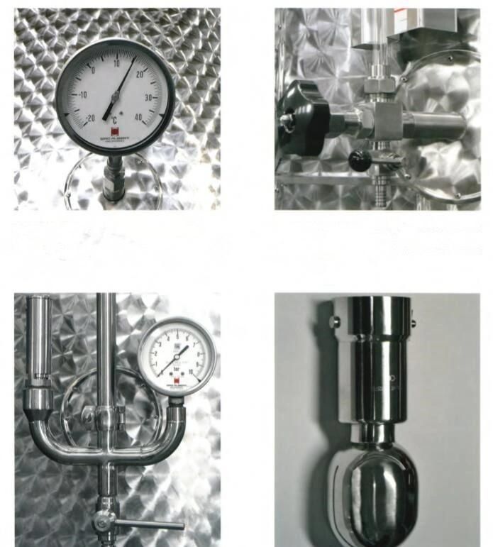 Double Jacketed Mixing Tank Heating Tank for Milk Industry