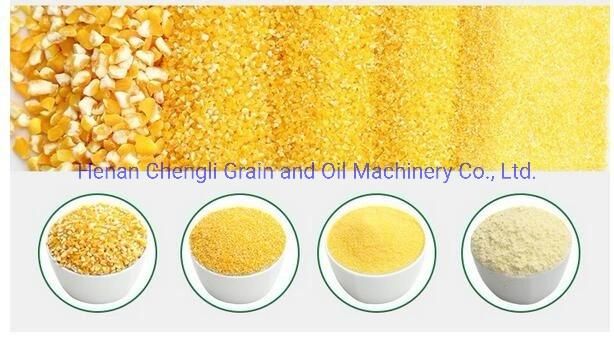 Maize Corn Flour Meal Grits Making Machine Maize Mill Machine with Factory Sale