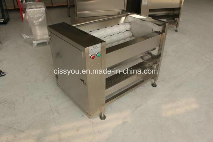 China Industrial Brush Type Root Vegetable Washing Peeling Machine