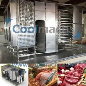 Spiral Freezer for Food / Fish / Meat / Chicken / Vegetables / Prepared Food