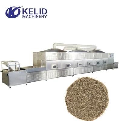 Tunnel Microwave Cayenne Paprika Sugar Peppercorn Powder Drying Sterilization Machine