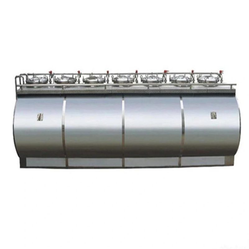 Stainless Steel Milk Transport Tank for Dairy Factory 2019