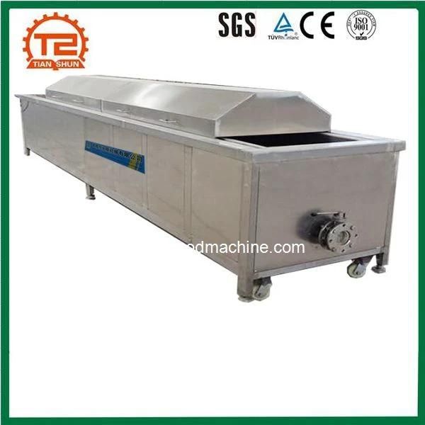 Industrial Seafood Water Blanching Equipment Shrimp Steam Blanching Machine