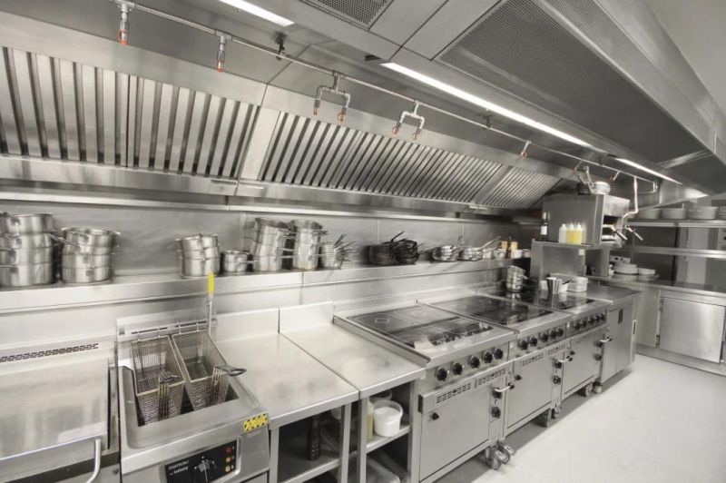 Hot Sale Industrial Fast Food Kitchen Equipment Kfc Equipment Full Set Electric Gas Fast Food Equipment