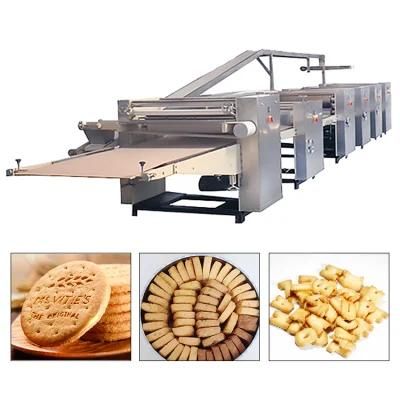 Skywin Design New Tray Type Small Biscuit Making Machine Soft Biscuit Rotary Moulder