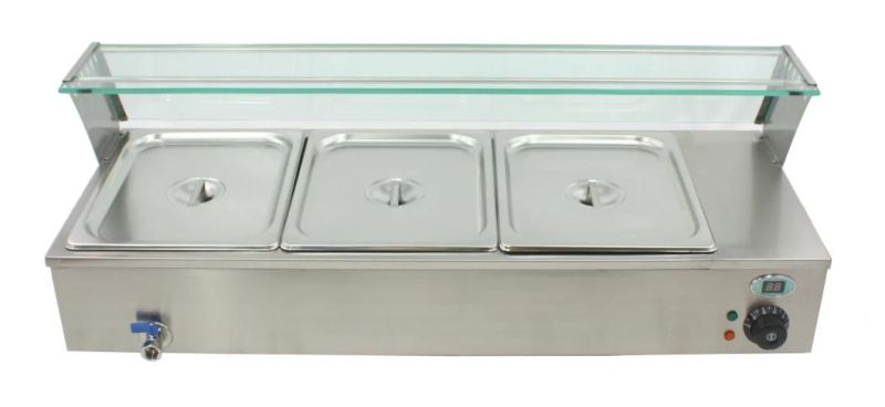 Electric Bain-Marie (BM-43) Drain Tap Valve Warmer CE