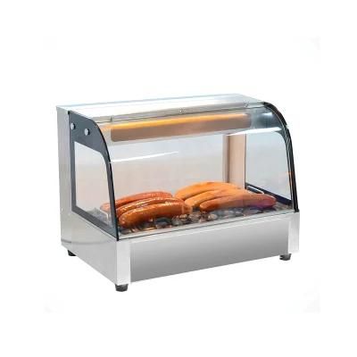 Hotdog Sausage Warmer, Food Warmer Display, Countertop Hot Food Display