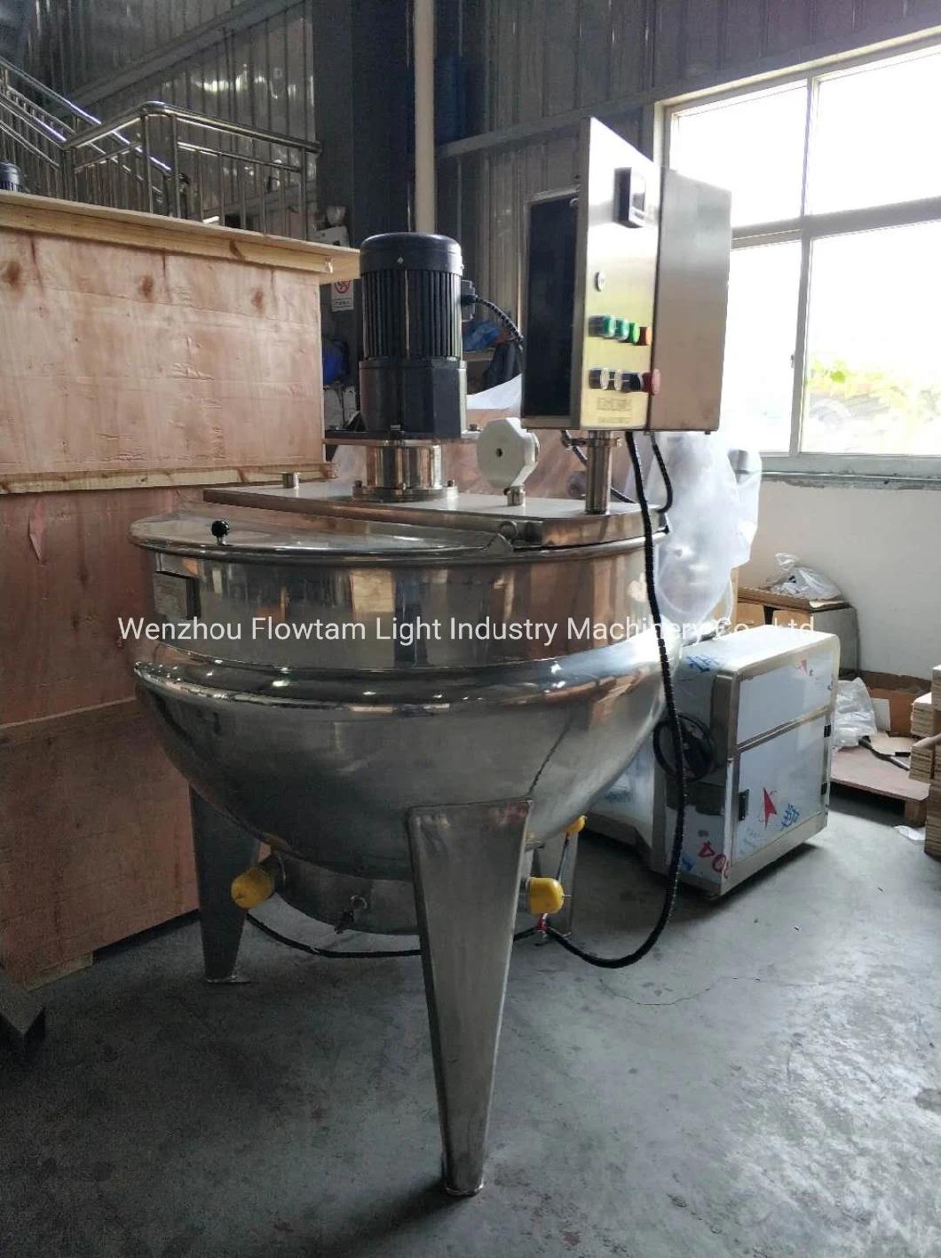 Vertical Stainless Steel Jacketed Kettle for Food Processing