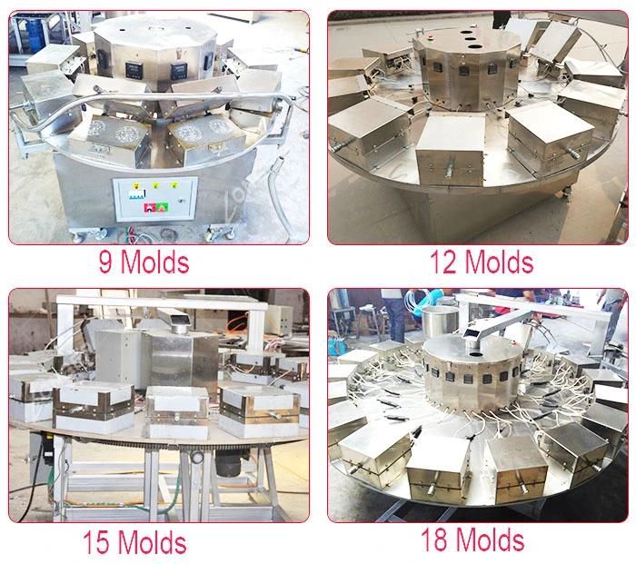 Industrial Full Automatic Egg Roll Making Sugar Cone Baking Machine