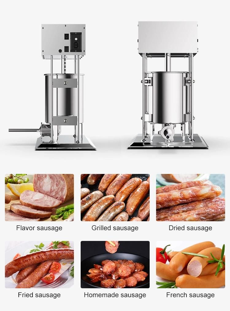 Electric Hr20L Chicken Sausage Making Plant Sausage Filling Machine Automatic Sausage Filler Sausage Making Machine