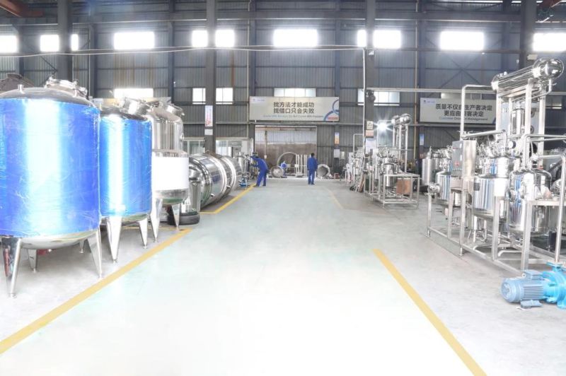 Stainless Steel Sanitary Steam Electric Heating and Cooling Double Jacketed Aging Fermentation Reactor Mixing Balance Buffer Fermenter Fermentor Storage Tank