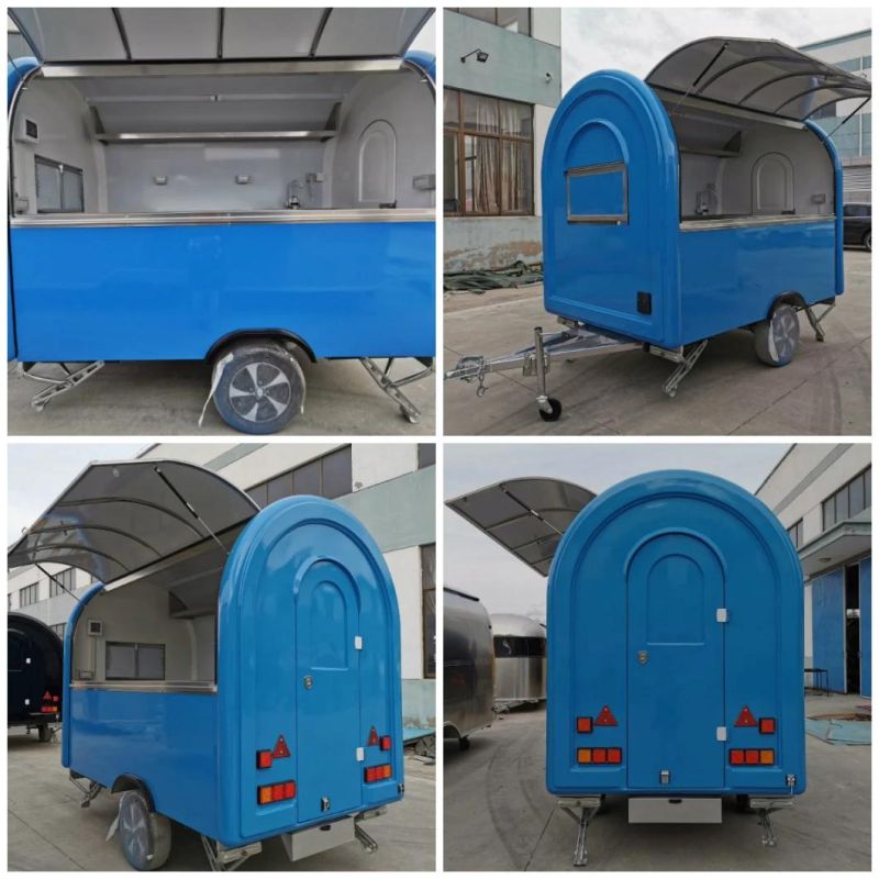 Hot Dog Snack Food Trailer/Mobile Camping Kitchen Car Food Truck with Ce