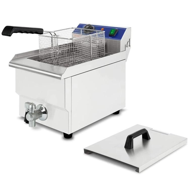 CE Approval Stainless Steel Commercial Electric Deep Fryer