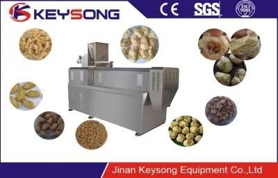 Vegetable Protein Meat Analog Soya Nuggets Machine Soya Protein Meat Processing Line