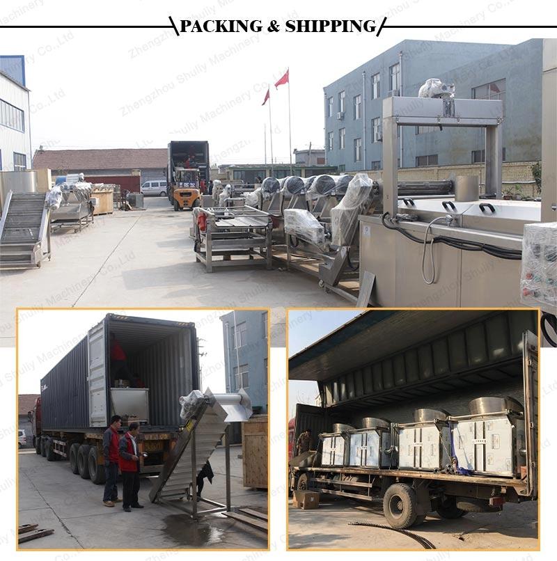 Chin Chin Cutting Equipment Chinchin Frying Drying Processing Machine