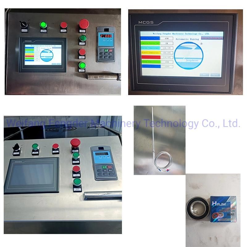 Automatic Peanut/Coffee/Cashew/Sesame/Sunflower Seeds Electromagnetic Heating Roasting Machine