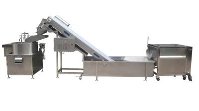 Potato Peeling Cleaning Potato Chips Salad Processing Machine