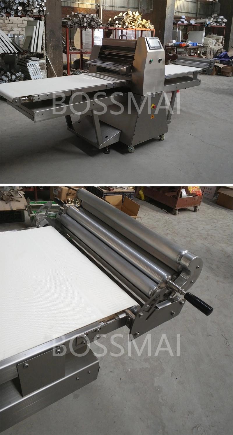 Commercial Luxury Full Stainless Steel 650mm Automatic Pastry Dough Sheeter for Bakery