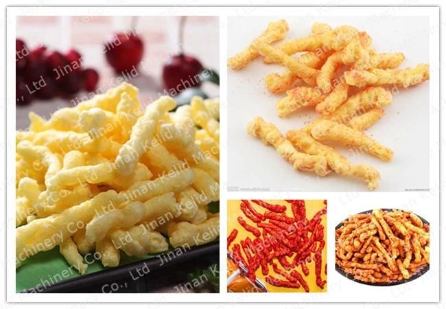 Full Automatic Stainless Steel Puffed Corn Curls Cheetos Making Machine