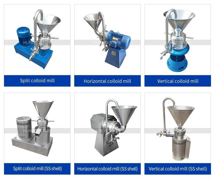 Multifunctional Tahini Paste Marsala Sauce Making Machine Colloid Mill