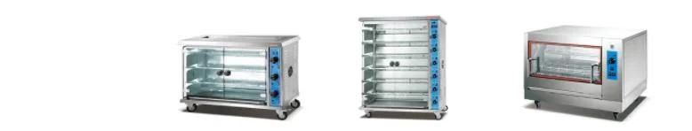 Indoor Stainless Steel Electric Vertical Chicken Rotisserie