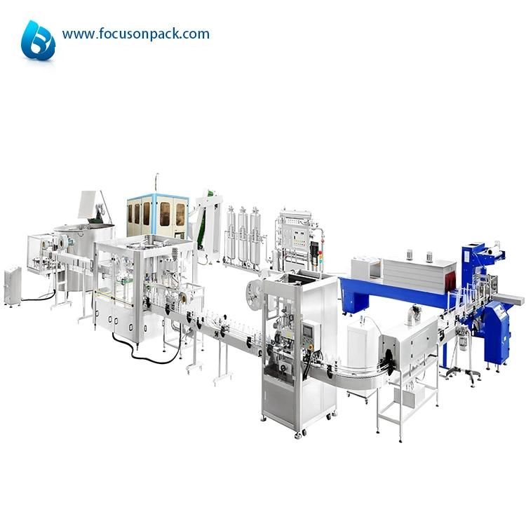 2000bph 4000bph Automatic Pure Drinking Pure Mineral Water Production Line