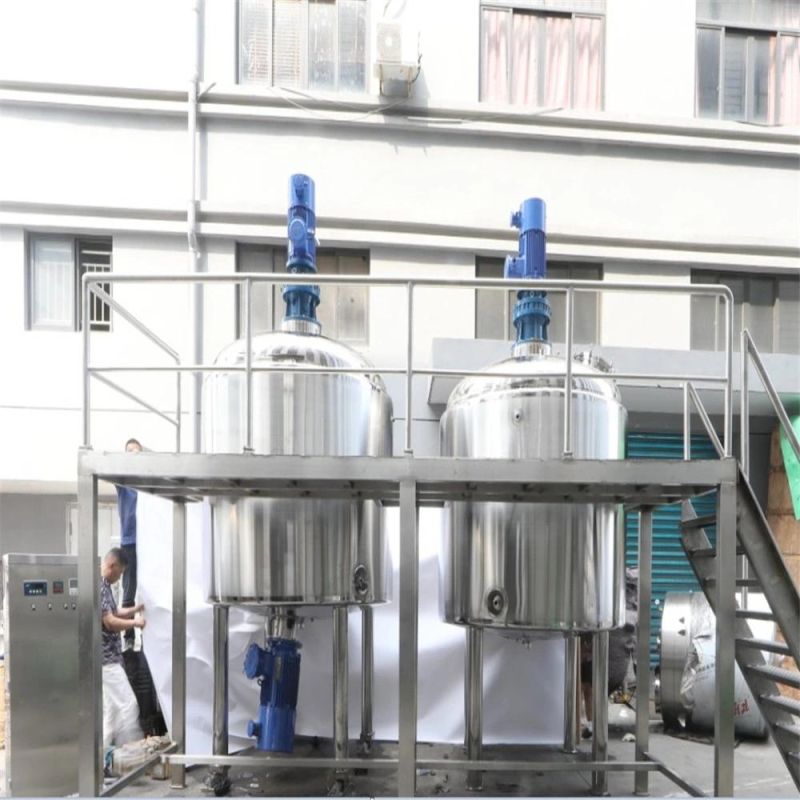 2000L Stainless Steel Juice Milk Mixing Pressure Wine Fermentation Vessel with Agitator