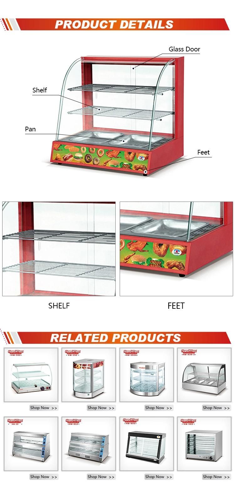 Curved Glass Warming Showcase/Bread Showcase (HW-827)