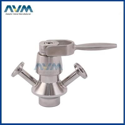 1-1/2&quot;38mm Hygienic Aseptic Flush Tank Bottom Valve with Ss 316L