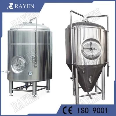 SUS304 or 316L Stainless Steel Beer Equipment Brite Tank