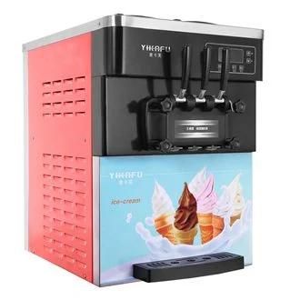 Mini Table Top Ice Cream Machine with Air Pump