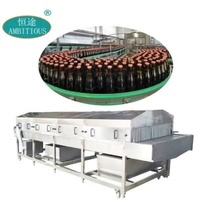 Bottled Canned Beer Spray Pasteurizer Equipment Machine