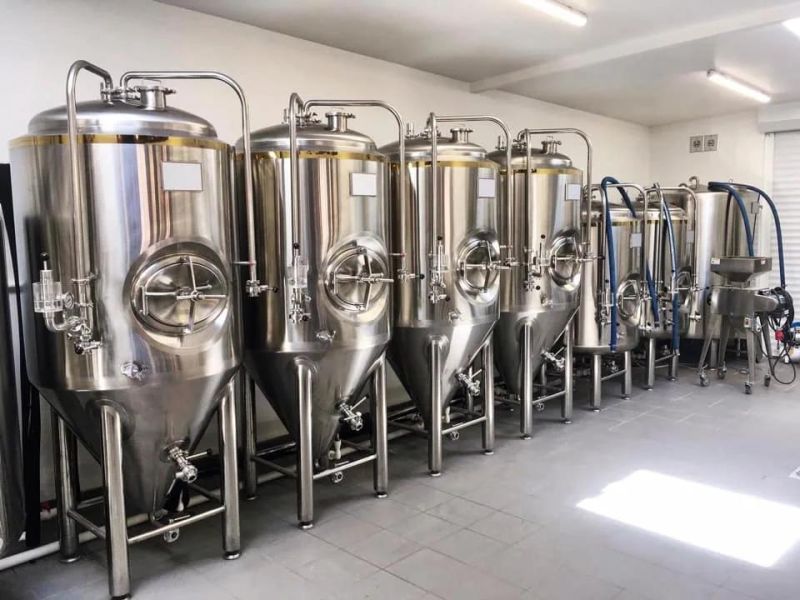 500L Equip Brew Conic Ferment Stainless Steel Tank Double Jacket