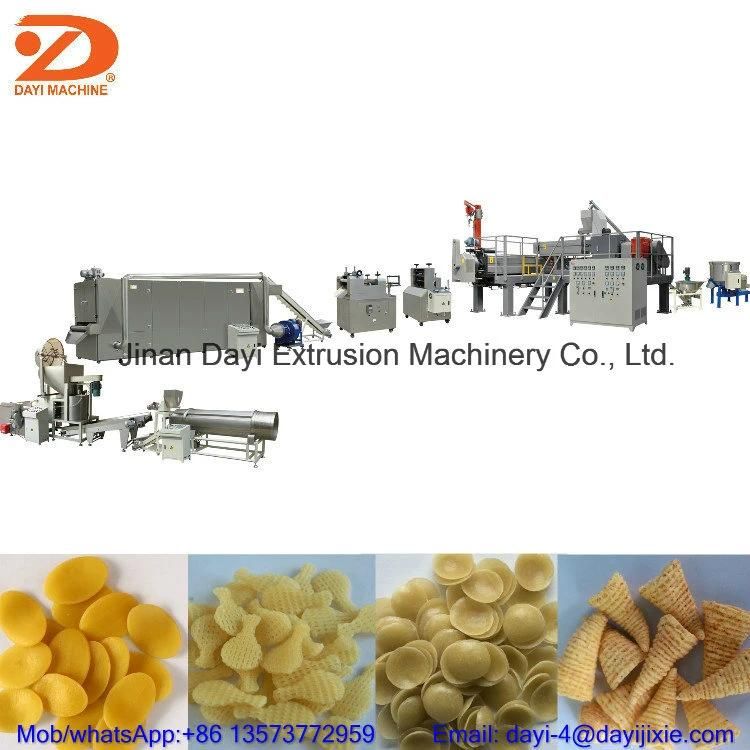 2D 3D Wheat Potato Pellet Snacks Chips Extruder Machinery