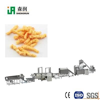 Automatic Fried Kurkure Cheetos Corn Curl Nik Naks Processing Line