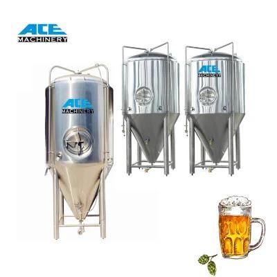 Price of Stainless Steel 2000L 5000L 10000L 20000L Dimple Jacket Wine Fermenter Bright ...