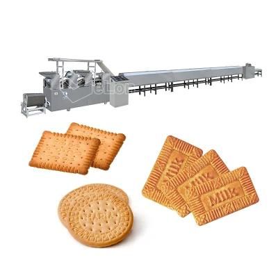 Biscuit Production Line Biscuit Making Machine Bakery Line Cracker Cookie Hard Soft ...