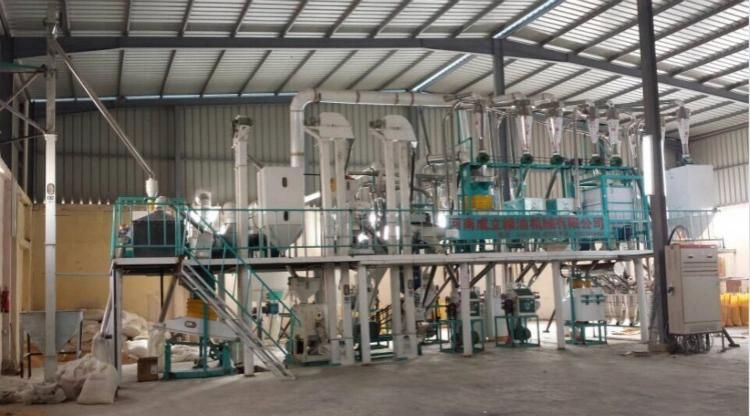 Maize Flour Mill with Silos and All Associated Accessories for The 100mt/Day Capacity