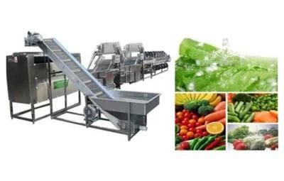 Energy Saving Vegetable Fruit Air Bubble Washing Machinery