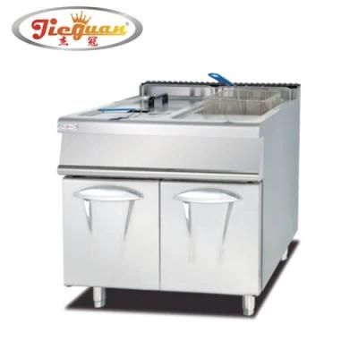 700 Series Gas Fryer with Cabinet 2-Tank 2-Basket 28L GF-785