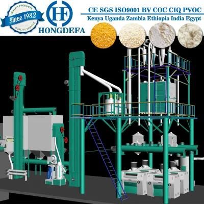 European Standard 100t/24h Maize Milling Equipment