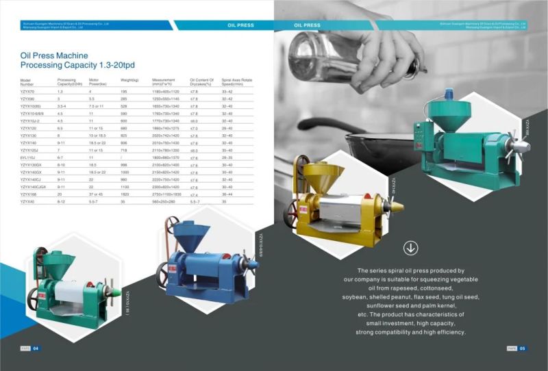 Palm Kernel Oil Screw Press Machine /Palm Oil Refinery Process Equipment