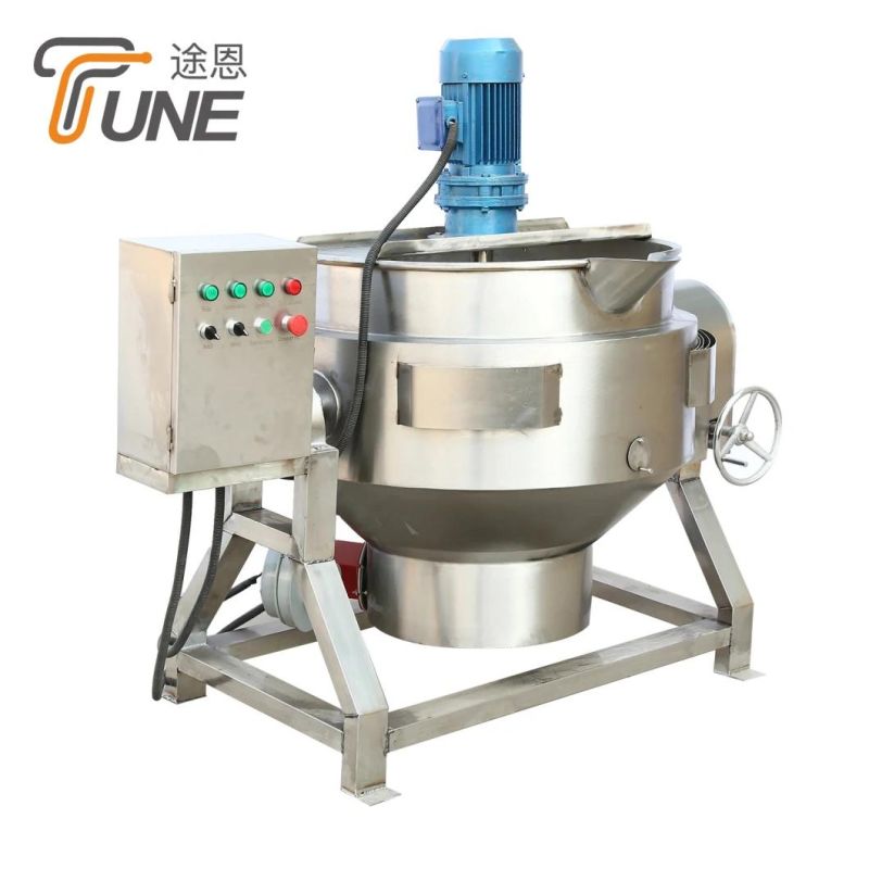 Steam Heating Jacketed Cooking Kettle Cooking Pot Electric Sandwich Pot Machine