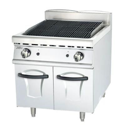 Gh989 Gas Lava Rock Grill with Cabinet