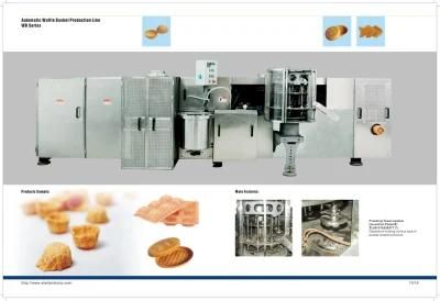 High Quality Fully Automatic Wafer Cone Machine of 28 Molds (2 cavities)