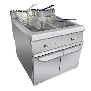 Snack Machine Gas Fryer with Cabinet Commercial Kitchen Equipment